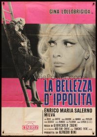 3m966 SHE GOT WHAT SHE ASKED FOR Italian 1p '62 sexy blonde Gina Lollobrigida full-length & c/u!