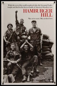 3p327 HAMBURGER HILL 1sh '87 Dylan McDermott, Don Cheadle, Michael Boatman, Vietnam War!