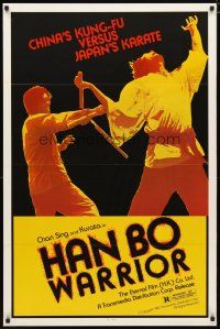 3p328 HAN BO WARRIOR 1sh '82 China's kung-fu versus Japan's karate!