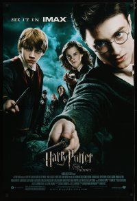 3p346 HARRY POTTER & THE ORDER OF THE PHOENIX DS IMAX 1sh '07 Daniel Radcliffe, Emma Watson, Grint!