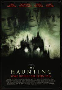 3p350 HAUNTING 1sh '99 Liam Neeson, Catherine Zeta-Jones, Lili Taylor, creepy house!