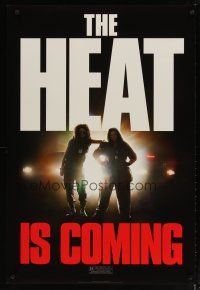 3p354 HEAT style A teaser DS 1sh '13 Sandra Bullock, Melissa McCarthy, cool image!