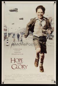 3p377 HOPE & GLORY 1sh '87 John Boorman's childhood memories of England during World War II!