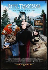 3p381 HOTEL TRANSYLVANIA advance DS 1sh '12 even monsters need a vacation!