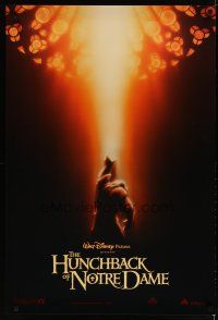 3p389 HUNCHBACK OF NOTRE DAME int'l 1sh '96 Walt Disney, silhouette of Quasimodo!