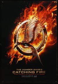 3p393 HUNGER GAMES: CATCHING FIRE teaser DS 1sh '13 every revolution begins with a spark!