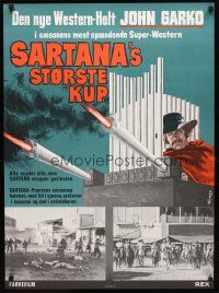 4a410 SARTANA THE GRAVEDIGGER Danish '69 Sono Sartana, il vostro becchino, Wenzel art of Garko!