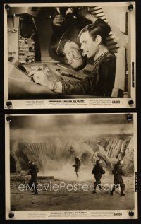 4c979 ROBINSON CRUSOE ON MARS 2 8x10 stills '64 c/u of Paul Mantee & Adam West, Martian image!