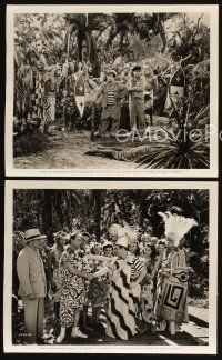 4c869 PARDON MY SARONG 3 8x10 stills '42 Bud Abbott, Lou Costello, Shemp Howard, Lionel Atwill!