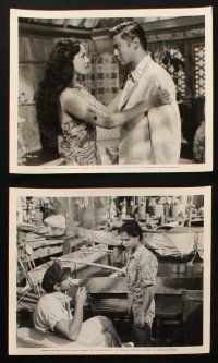 4c513 WHITE SAVAGE 8 8x10 stills '43 sexiest Maria Montez, Jon Hall, Sabu, Turhan Bey!