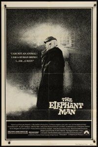 4m287 ELEPHANT MAN 1sh '80 John Hurt is not an animal, Anthony Hopkins, directed by David Lynch!