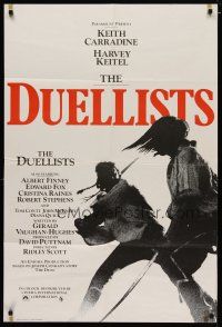 4m276 DUELLISTS English 1sh '77 Ridley Scott, Keith Carradine, Harvey Keitel, cool fencing image!