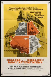 4m303 ESCAPE OF THE BIRDMEN 1sh '71 prisoners escape from Nazi prison by building a plane inside!