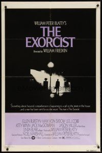 4m308 EXORCIST 1sh '74 William Friedkin horror classic, William Peter Blatty!