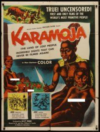 4m477 KARAMOJA 1sh '54 The Land of the Lost People, Africa uncensored sights!