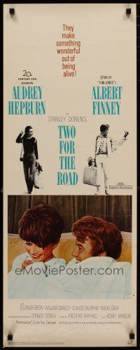 4p380 TWO FOR THE ROAD insert '67 Audrey Hepburn & Albert Finney in bed, directed by Stanley Donen