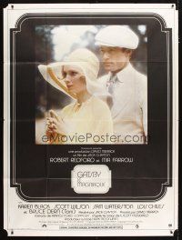 5b325 GREAT GATSBY French 1p '74 Robert Redford, Mia Farrow, from F. Scott Fitzgerald novel!