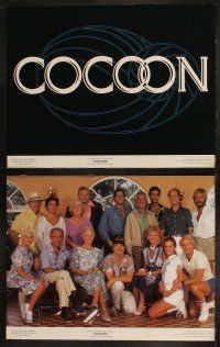 5c115 COCOON 8 color 11x14 stills '85 Ron Howard classic, Don Ameche, Wilford Brimley, Tahnee Welch