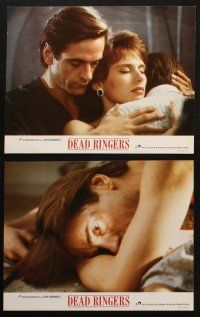 5c634 DEAD RINGERS 6 English LCs '89 Jeremy Irons & Genevieve Bujold, directed by David Cronenberg!