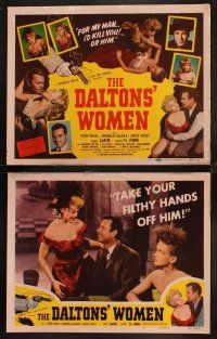 5c125 DALTONS' WOMEN 8 LCs '50 Tom Neal, bad girl Pamela Blake would kill for her man!