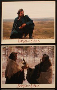 5c554 DANCES WITH WOLVES 6 Spanish/U.S. LCs '90 Graham Greene, Kevin Costner & Native American Indians!