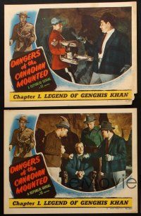 5c555 DANGERS OF THE CANADIAN MOUNTED 6 chapter 1 LCs '48 Republic serial, Legend of Genghis Khan!