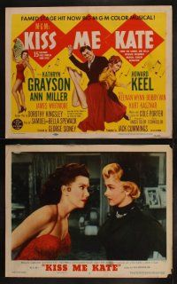 5c222 KISS ME KATE 8 LCs '53 Howard Keel, Keenan Wynn, Kathryn Grayson, sexy Ann Miller!