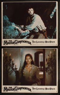 5c245 MASTER GUNFIGHTER 8 LCs '75 Tom Laughlin, sexy Barbara Carrera, sword-fighting cowboy western