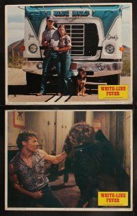 5c424 WHITE LINE FEVER 8 LCs '75 Jan-Michael Vincent has had enough, Kay Lenz, L.Q. Jones!