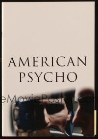 5g349 AMERICAN PSYCHO souvenir program book '00 yuppie killer Christian Bale, Bret Easton Ellis