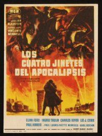 5g149 4 HORSEMEN OF THE APOCALYPSE Spanish herald '62 cool artwork!