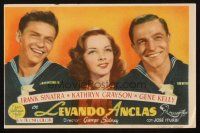 5g153 ANCHORS AWEIGH Spanish herald '48 sailors Frank Sinatra & Gene Kelly with Kathryn Grayson!