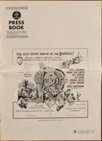 5g530 BEAT GENERATION pressbook '59 Mamie Van Doren trapped by beatnik Ray Danton, Louis Armstrong