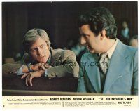 5j345 ALL THE PRESIDENT'S MEN color 11x14 still #8 '76 Robert Redford in Watergate classic!