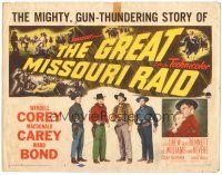 5j121 GREAT MISSOURI RAID TC '51 Wendell Corey, Macdonald Carey