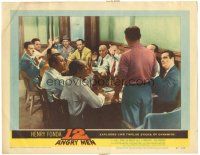 5j323 12 ANGRY MEN LC #2 '57 Henry Fonda classic, 11 jurors vote guilty and one votes not guilty!