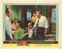 5j324 12 ANGRY MEN LC #3 '57 Lee J. Cobb says that the knife IS the knife that killed the father!