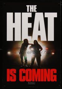 5p362 HEAT style A teaser DS 1sh '13 Sandra Bullock, Melissa McCarthy, wacky buddy cop action!