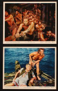 5w167 BEN-HUR 2 color 8x10 stills R69 Charlton Heston, William Wyler classic religious epic!