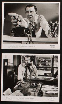 5w521 -30- 6 TV 8x10 stills R80s Dragnet's Jack Webb is the editor of a metropolitan newspaper!