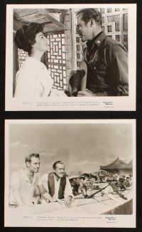 5w522 55 DAYS AT PEKING 6 TV 8x10 stills R80s Charlton Heston, Ava Gardner & David Niven!