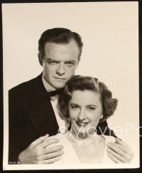 5w910 BARBARA STANWYCK 2 8x10 stills '40s-50s wonderful close up portraits, one with Van Heflin!