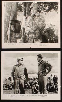 5w745 BATTLE CRY 4 TV 8x10 stills R60s Van Heflin, Tab Hunter, James Whitmore, Aldo Ray