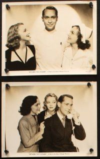 5w528 BETWEEN TWO WOMEN 6 8x10 stills '37 Franchot Tone, Maureen O'Sullivan & Virginia Bruce!