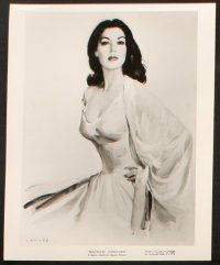 5w631 BHOWANI JUNCTION 5 8x10 stills '55 art and images of sexy Ava Gardner & Stewart Granger!