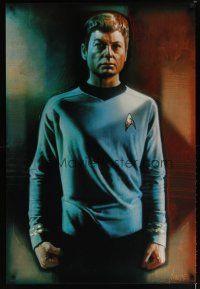 5x797 STAR TREK CREW TV commercial poster '91 wonderful art of DeForest Kelley as Bones!