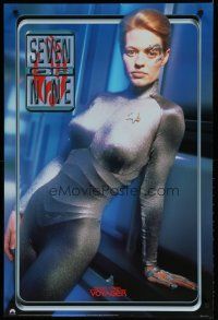 5x802 STAR TREK: VOYAGER commercial poster '95 cool image of sexy Jeri Ryan as Seven of Nine!