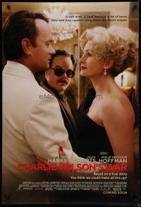 5y150 CHARLIE WILSON'S WAR advance DS 1sh '07 Tom Hanks, Julia Roberts, Philip Seymour Hoffman!