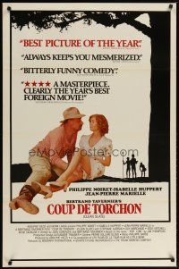 5y183 COUP DE TORCHON 1sh '81 Bertrand Tavernier, from Jim Thompson's book, Isabelle Huppert