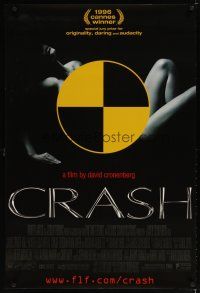 5y186 CRASH 1sh '96 David Cronenberg, James Spader, sexy Deborah Kara Unger!